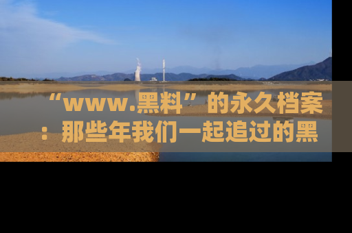 “www.黑料”的永久档案：那些年我们一起追过的黑料真相