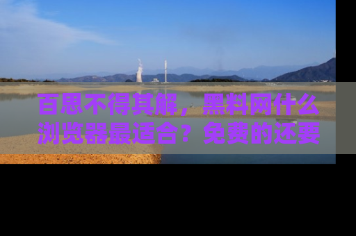 百思不得其解，黑料网什么浏览器最适合？免费的还要能吃瓜太难了！
