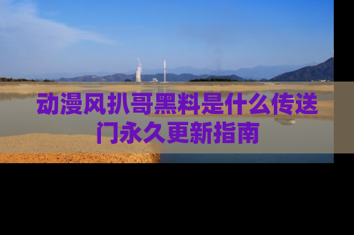 动漫风扒哥黑料是什么传送门永久更新指南