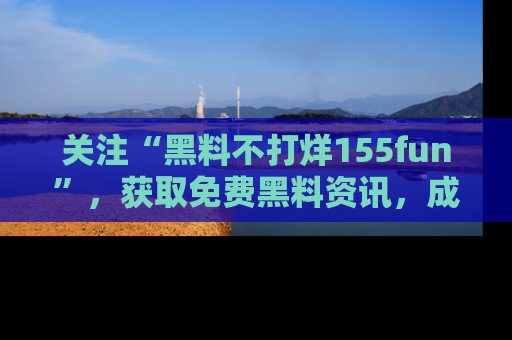 关注“黑料不打烊155fun”，获取免费黑料资讯，成为吃瓜达人不再难！