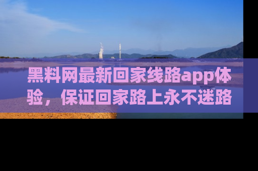 黑料网最新回家线路app体验，保证回家路上永不迷路顺畅