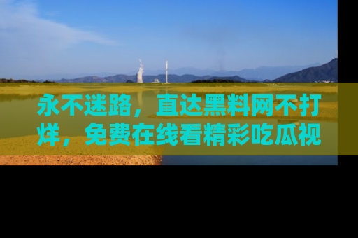 永不迷路，直达黑料网不打烊，免费在线看精彩吃瓜视频！