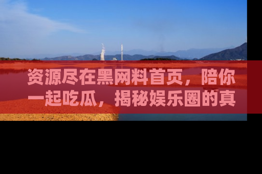 资源尽在黑网料首页，陪你一起吃瓜，揭秘娱乐圈的真实内幕